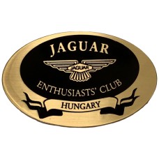 Jaguar klubos réztábla lökhárítóra, hűtőrácsba, vitrinbe